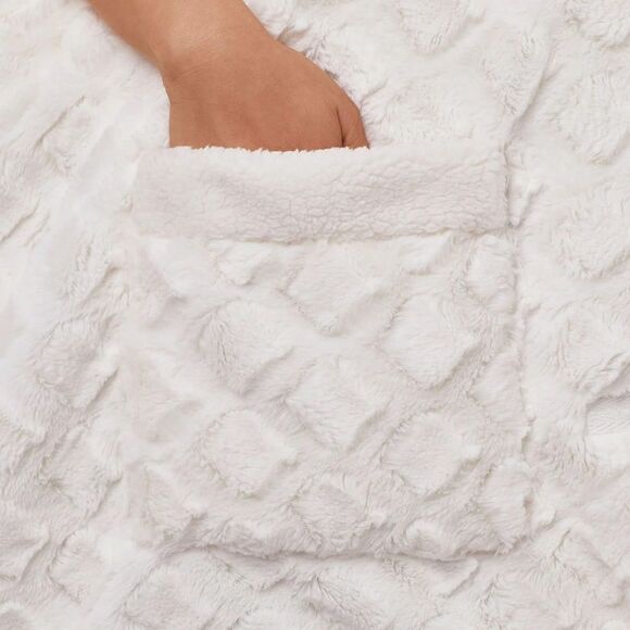 Cozy Critter Wrap Holiday Wrap w/Unicorn Design Pockets Comfy Cozy Warm - Picture 5 of 5